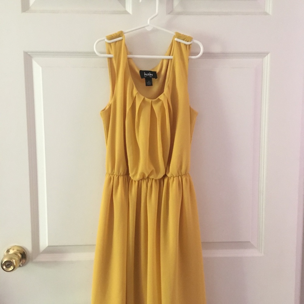 Juniors Yellow Dress